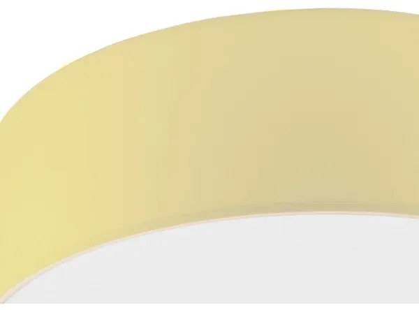 Stropné svietidlo SIRJA PASTEL DOUBLE 4xE27/15W/230V pr. 45 cm žltá