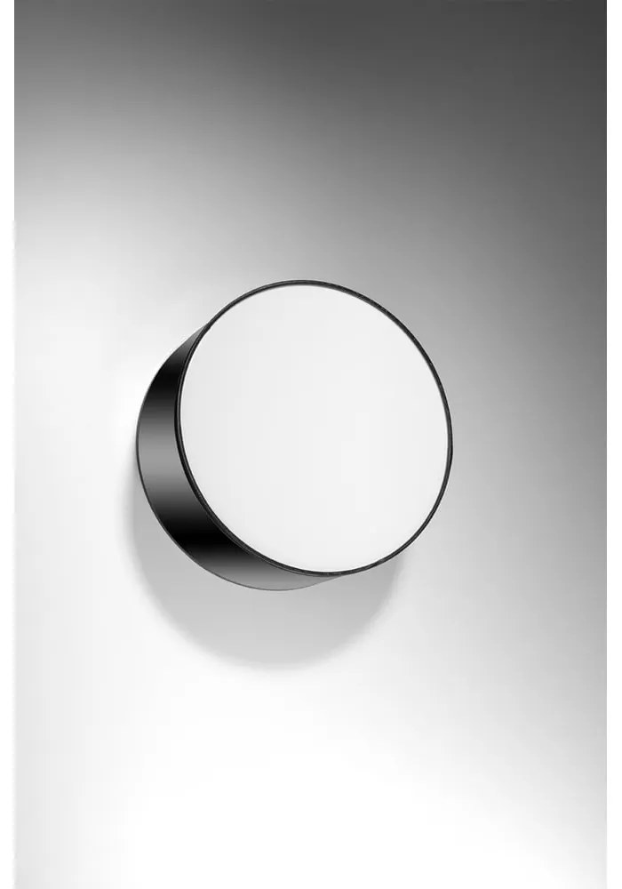 Čierne stropné svietidlo Sollux Atis