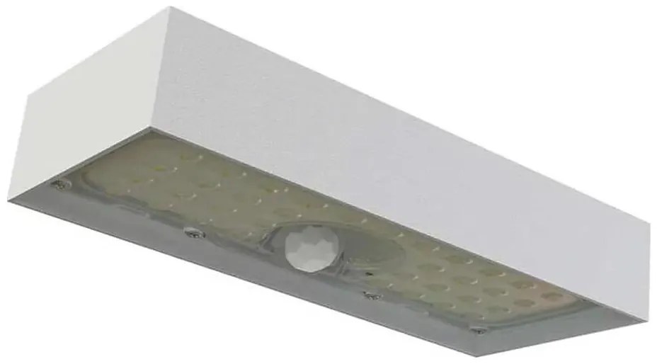 LED Solárny reflektor so senzorom pohybu LED/3,7V 3000mAh 4000K IP65 biela