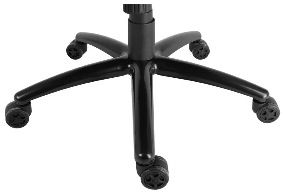 Herná stolička IRON XL — látka, čierna, nosnosť 130 kg
