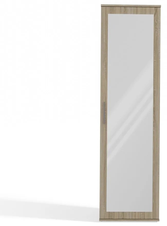 Šatníková skriňa Dialogos 1 (dub sonoma) (so zrkadlom). Akcia -19%. Vlastná spoľahlivá doprava až k Vám domov. 1132543