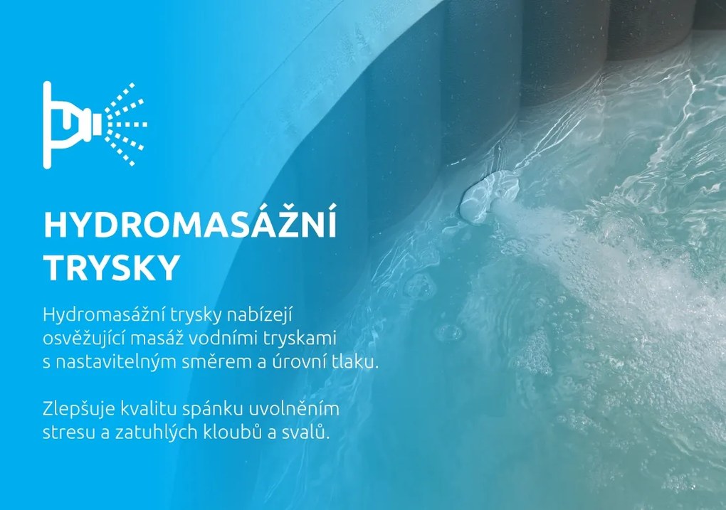 Intex | Vírivý bazén Pure Spa - Jet & Bubble Deluxe HWS 6 | 11400256