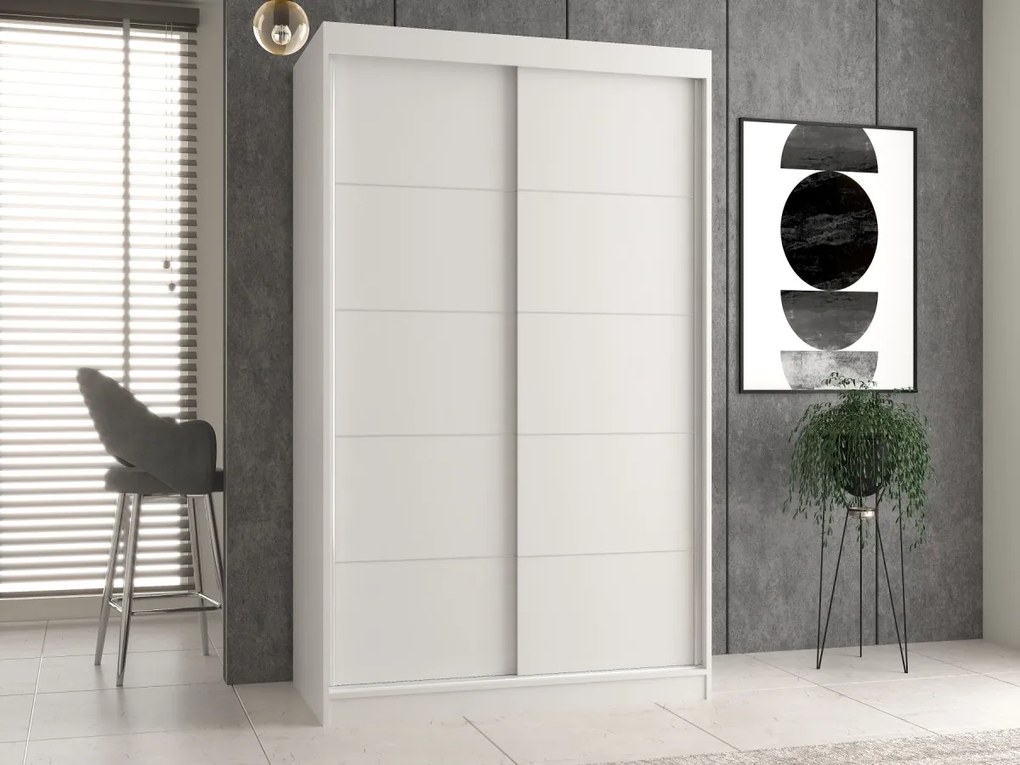 Šatníková skriňa IGA I 120 cm biela