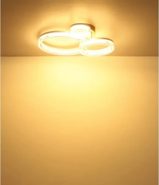 Globo 48046D4 - LED stropné svietidlo ZARA LED/24W/230V 3000K 40,5x51 cm