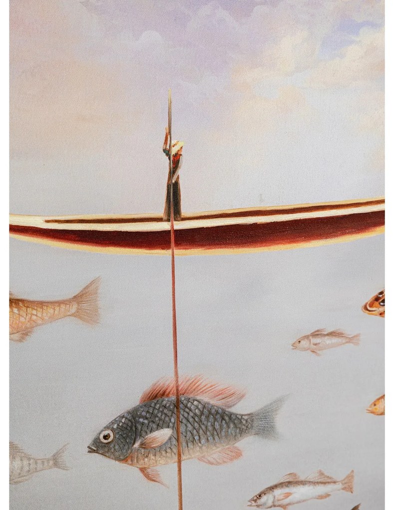 Fisherman Boat obraz mix 60x120 cm