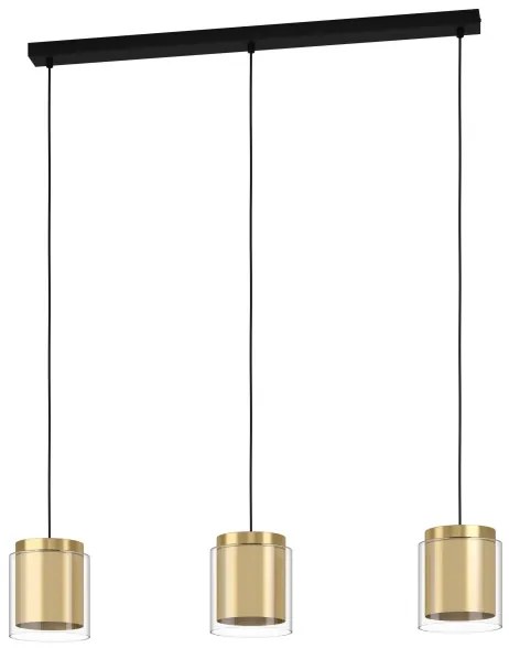 Eglo 99654 - Luster na lanku LAGUNITAS 3xE27/40W/230V