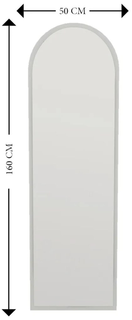 Zrkadlo Emma White 50 x 160 cm