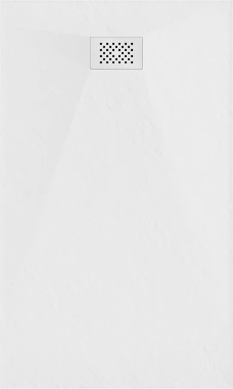 Mexen Hugo, obdĺžniková sprchová vanička SMC 140 x 70 cm, biela, biela krytka, 42107014-W