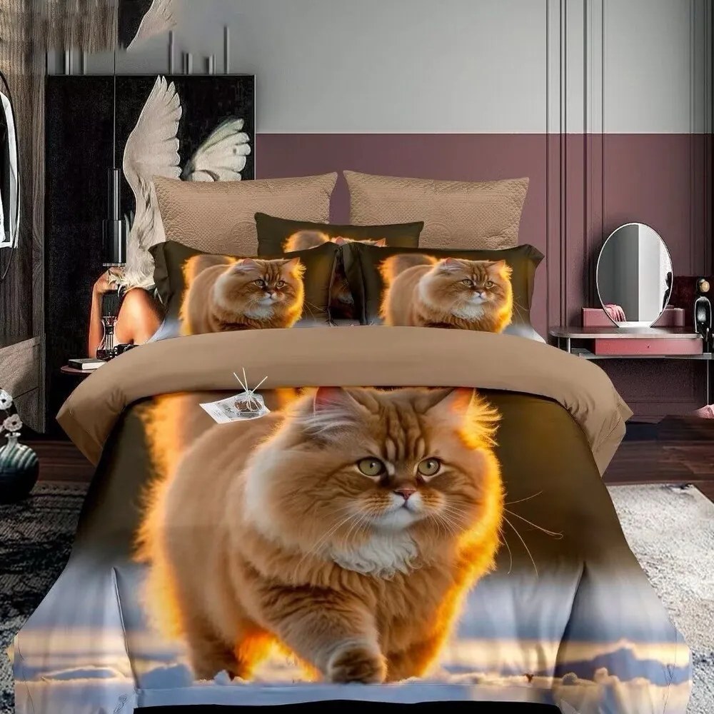 Obliečky Homa KITTY FOKA 7-dielna sada 140x200 cm