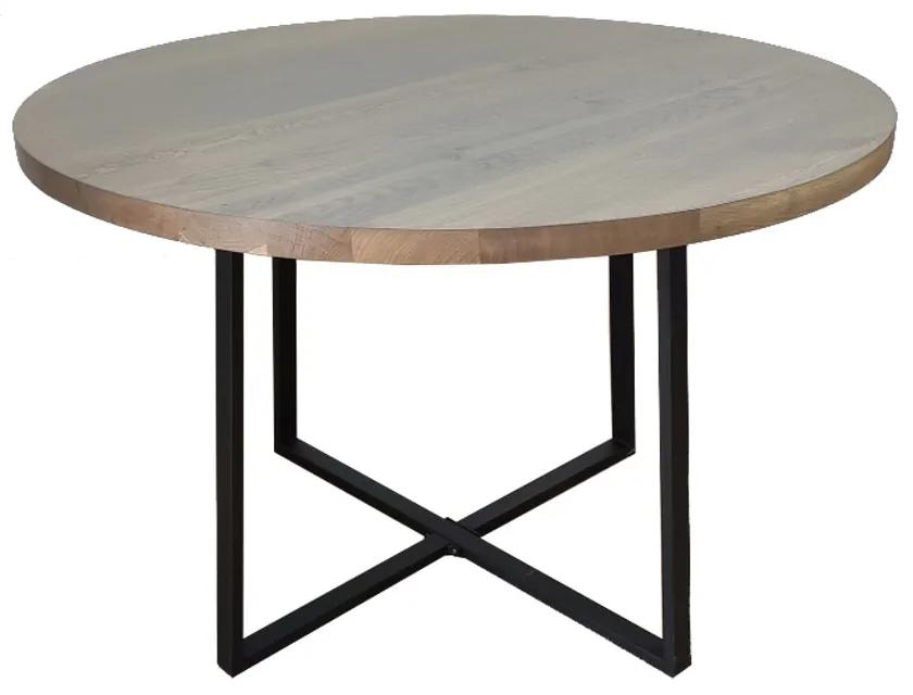 Okrúhly jedálenský stôl pre 4 osoby, 120x120x75,5 cm