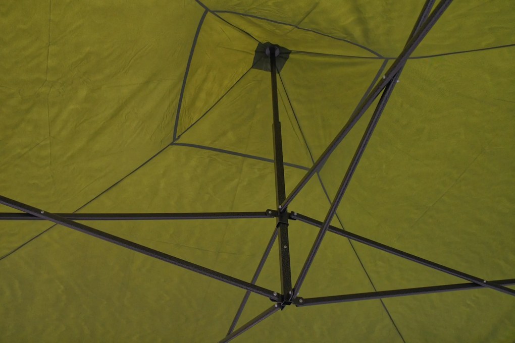CATTARA Párty stan s nožnicovou konštrukciou 3x3 m, zelený, WATERPROOF