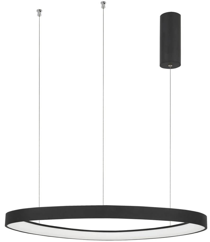 Moderný LED luster Pertino 48 2700K čierne