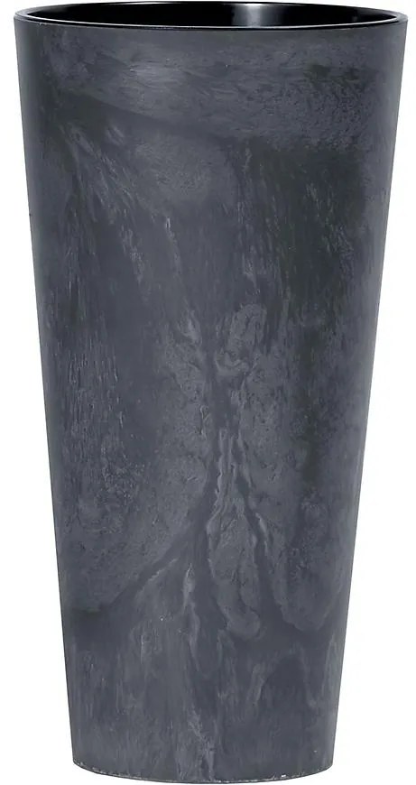Kvetináč Tubus Slim Effect Antracit  DTUS250E-S433