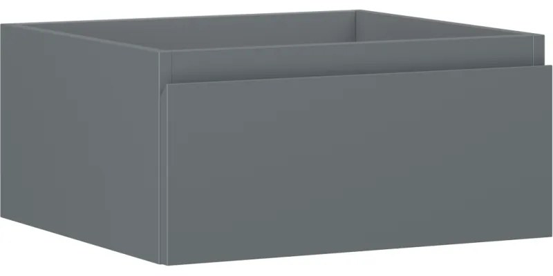 Mexen Orio, kúpeľňová skrinka 50 cm, 1 zásuvka, grafitová matná, 91A10-05023-1-BF66