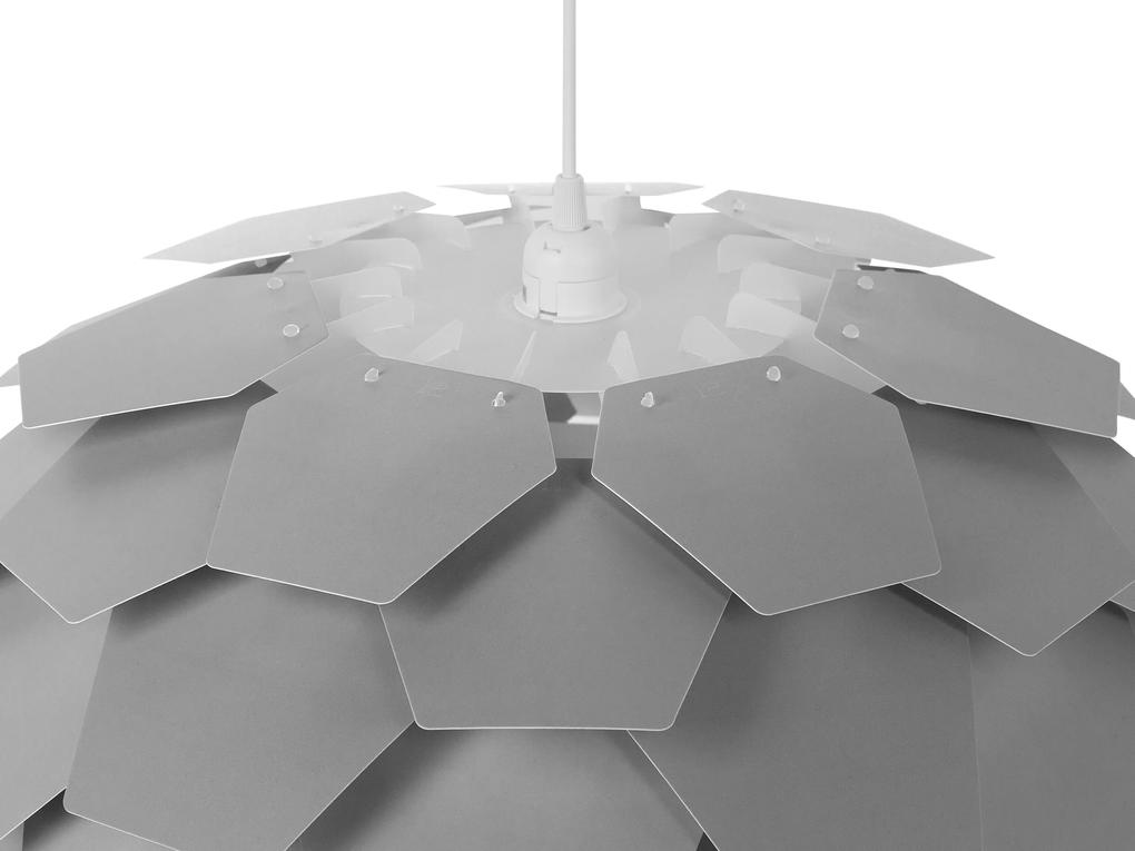 Veľká sivá stropná lampa SEGRE Beliani