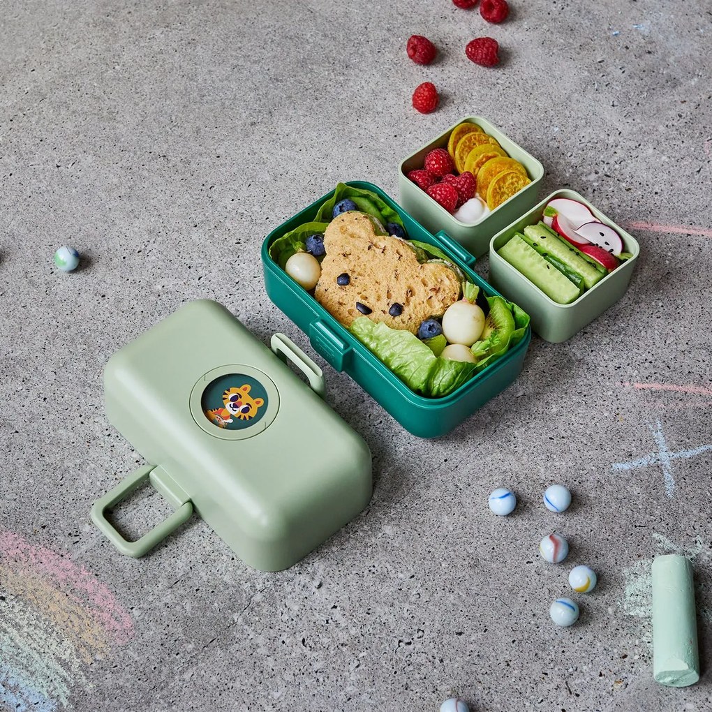 monbento Desiatový box Monbento Tresor Green Forest 750 ml