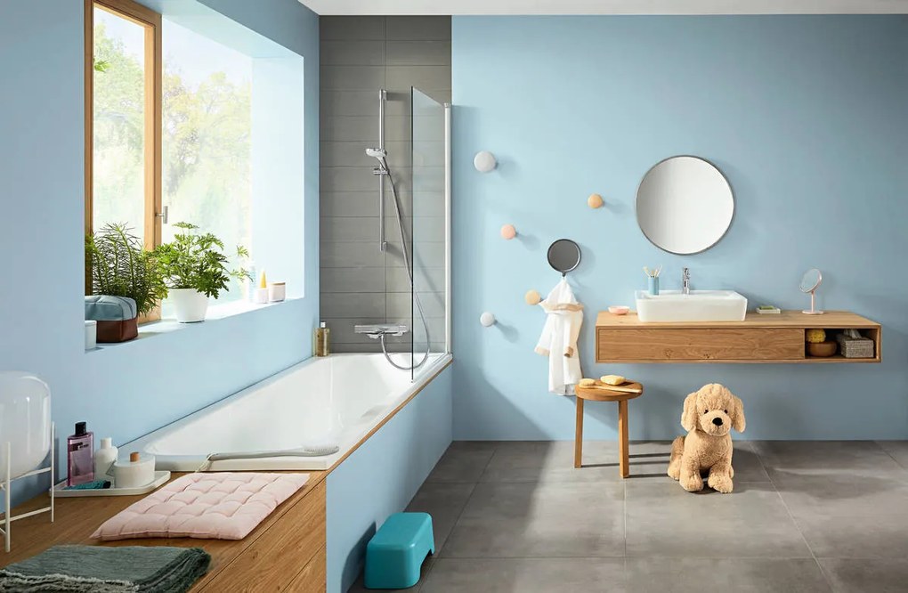 Hansgrohe Ecostat E, termostatická vaňová batéria, chrómová, HAN-15774000