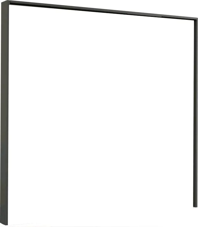 Paspartový rám k šatníkovej skrini Coventry, 228 cm, antracitová oceľ