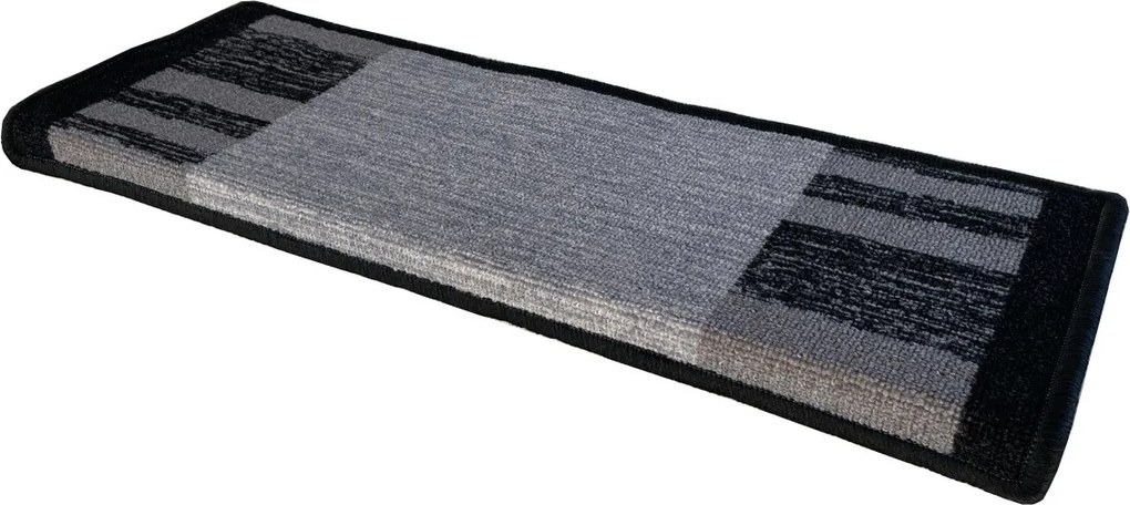 Vopi Nášľapy na schody Geneve šedý obdĺžnik, samolepiaci - 25x80 obdĺžnik (rozmer vrátane ohybu)