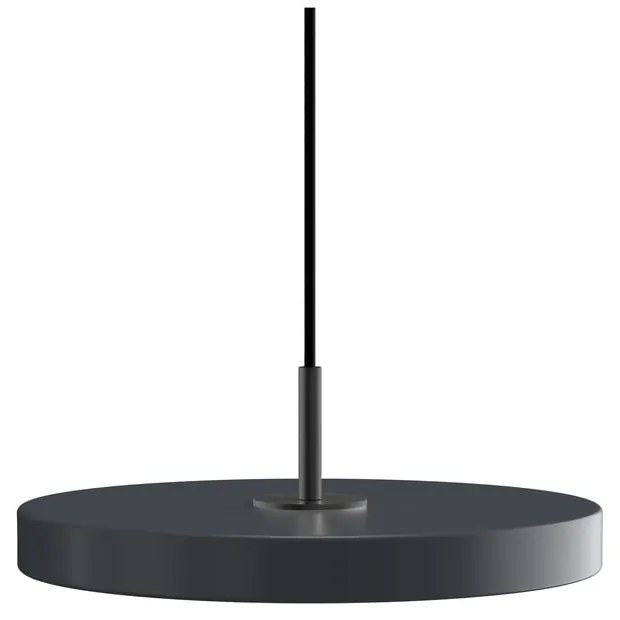 Antracitovosivé LED závesné svietidlo s kovovým tienidlom ø 31 cm Asteria Mini – UMAGE