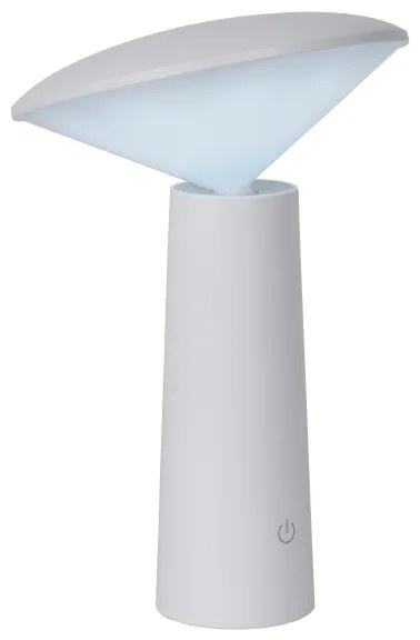 Lucide 02807/04/31 - LED Stmievateľná lampa JIVE LED/3W/3,7V 3000/6500K IP44 biela