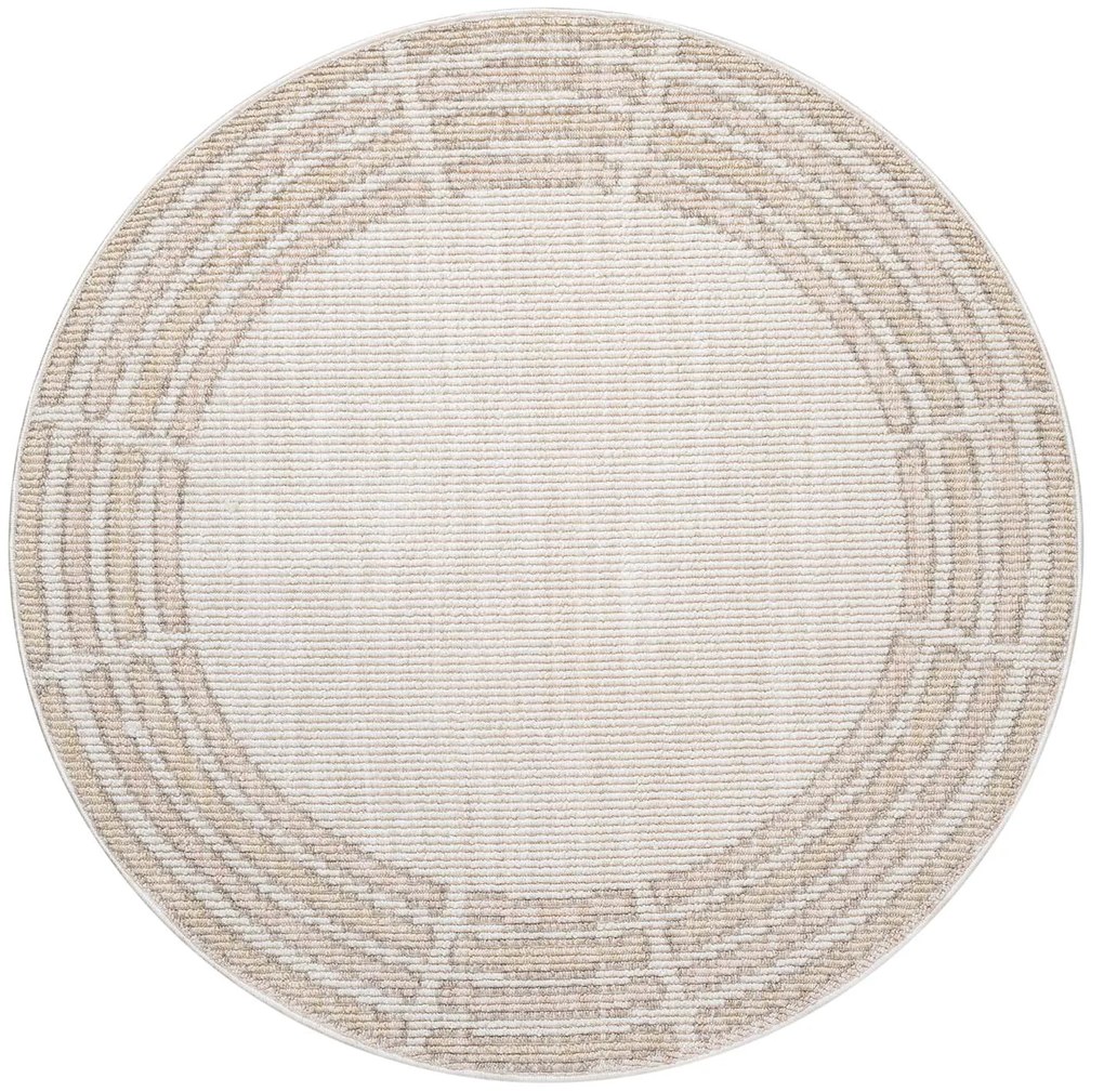 Dekorstudio Vintage okrúhly koberec CLASICO 9068 - ružový Priemer koberca: 120cm