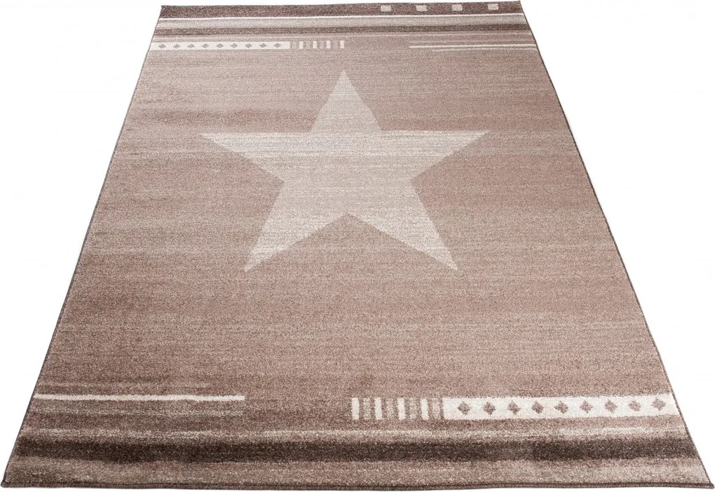 TA Koberec L916A TMAVO BÉŽOVÉ MAROKO BRH Rozmer: 200x290 cm