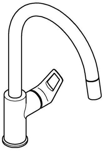 GROHE 30556000 - Drezová batéria START LOOP 357 mm lesklý chróm