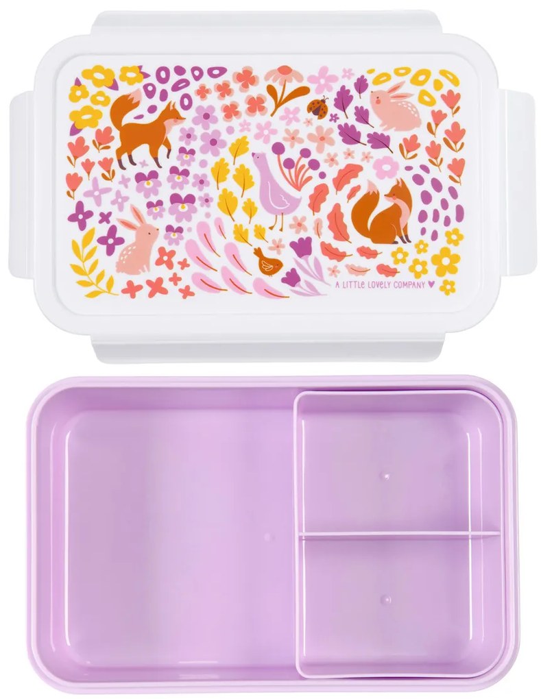 A Little Lovely Company - škatuľka na desiatu - kvetinová záhrada