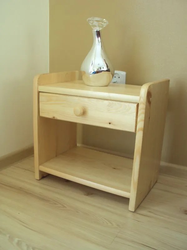 ComfortMatrace Nočný stolík z masívu ELIAS Barva: dub