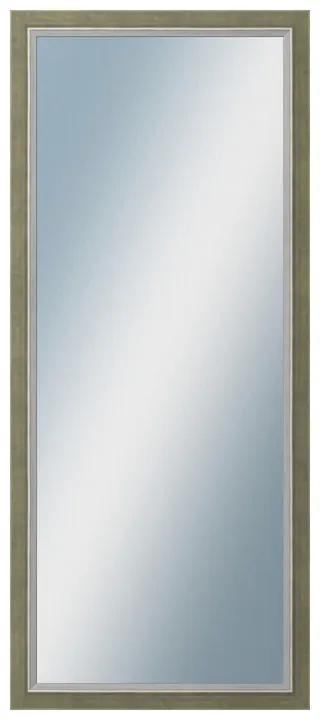 DANTIK - Zrkadlo v rámu, rozmer s rámom 60x140 cm z lišty AMALFI zelená (3115)