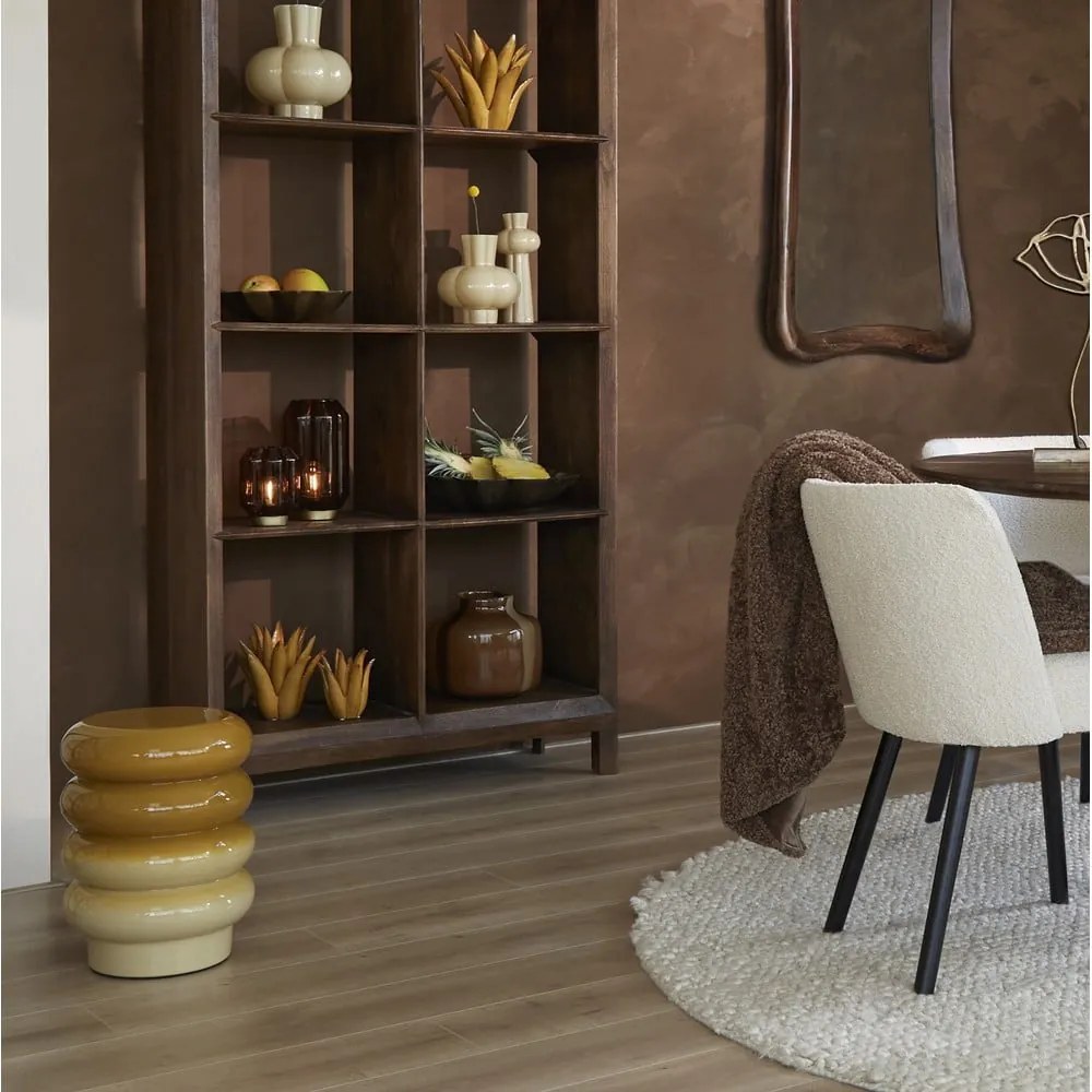 Kovový okrúhly odkladací stolík ø 30 cm Mirogi – Light &amp; Living