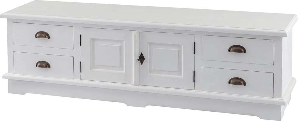 RTV skrinka Brighton 160 x 40 x 50 cm white