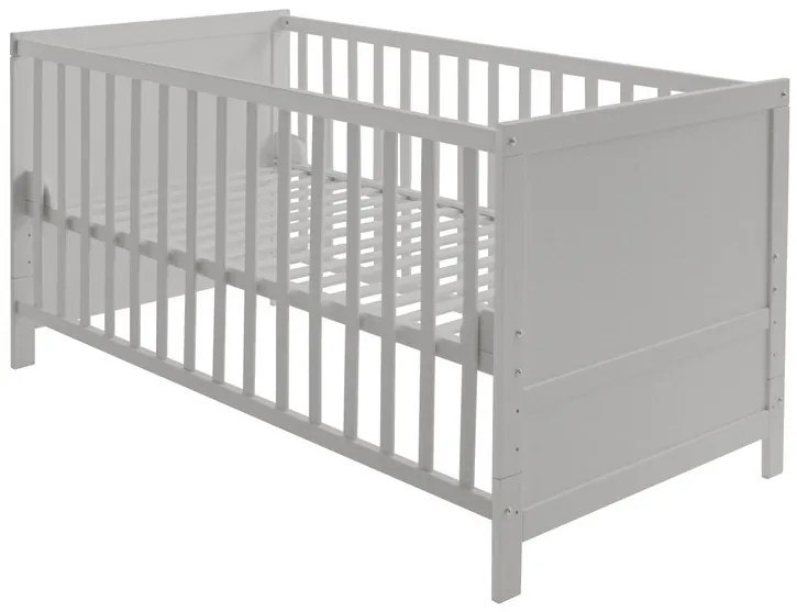 roba Detská postieľka Sternenzauber s príslušenstvom, 70 x 140 cm (hnedosivá) (100340823)