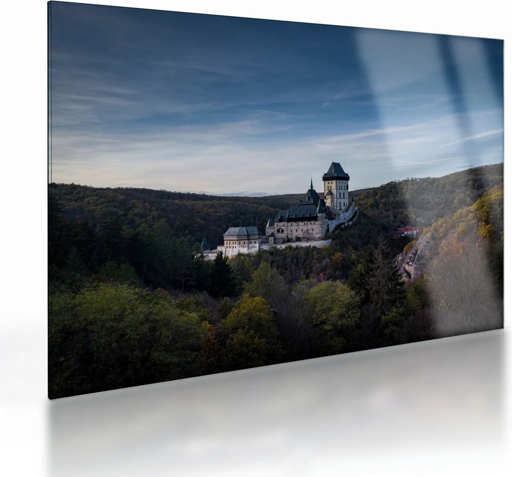 Sklenený obraz Karlštejn (70x50 cm)