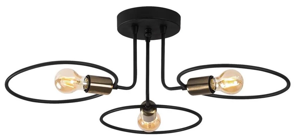 Prisadený luster CIRCLE 3xE27/40W/230V