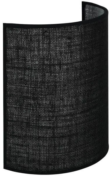 Brilagi - Nástenné svietidlo SEMI 1xE27/15W/230V pr. 20 cm čierna