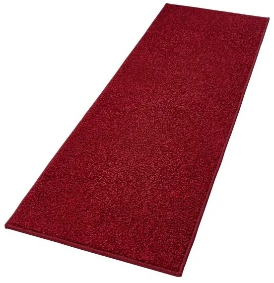 Hanse Home, Kusový koberec Pure 102616 Red, 80x400, červená, kancelária