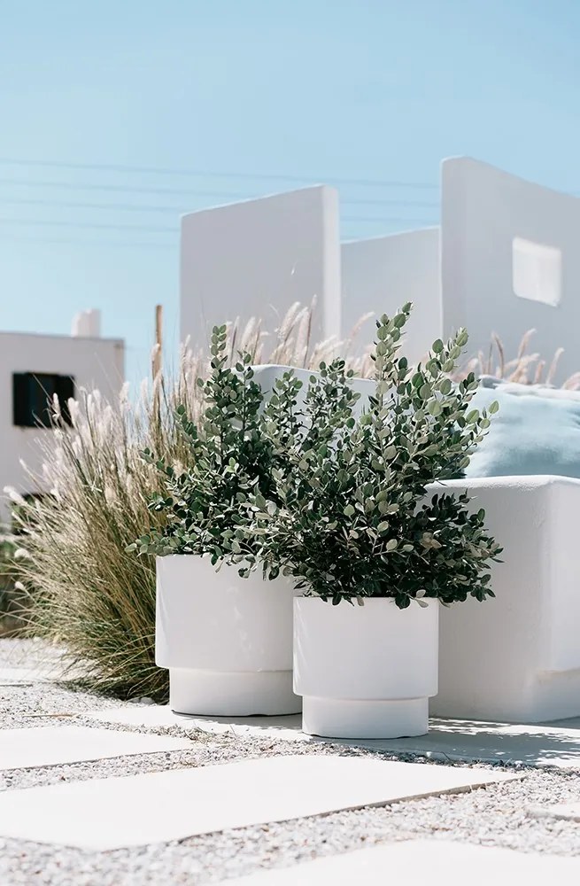 Kvetináč s vložkou HEOSE biely