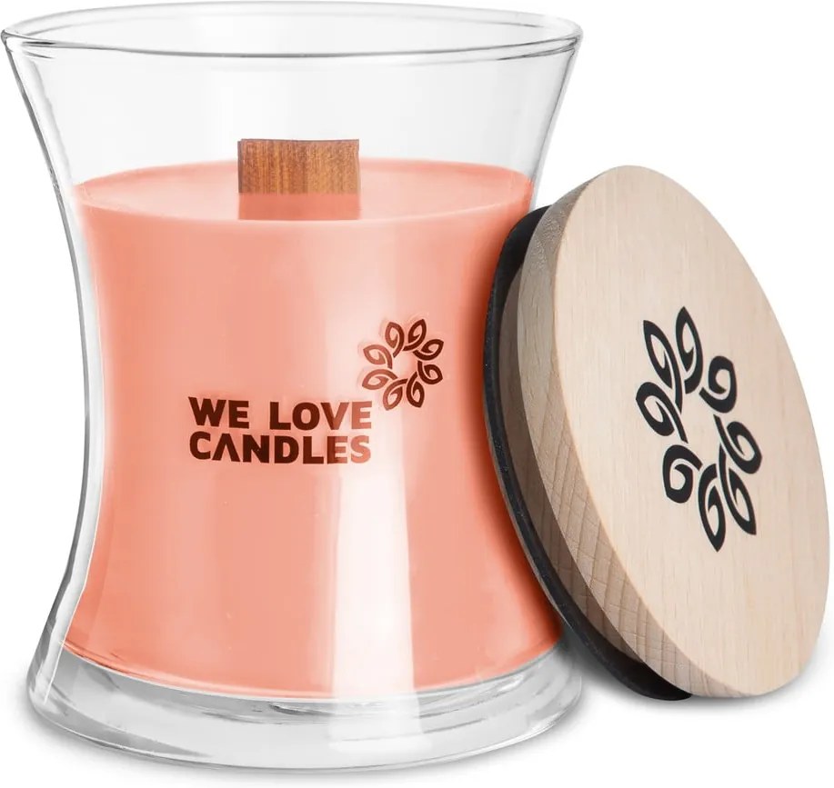 Sviečka zo sójového vosku We Love Candles Rhubarb & Lily, doba horenia 64 hodín