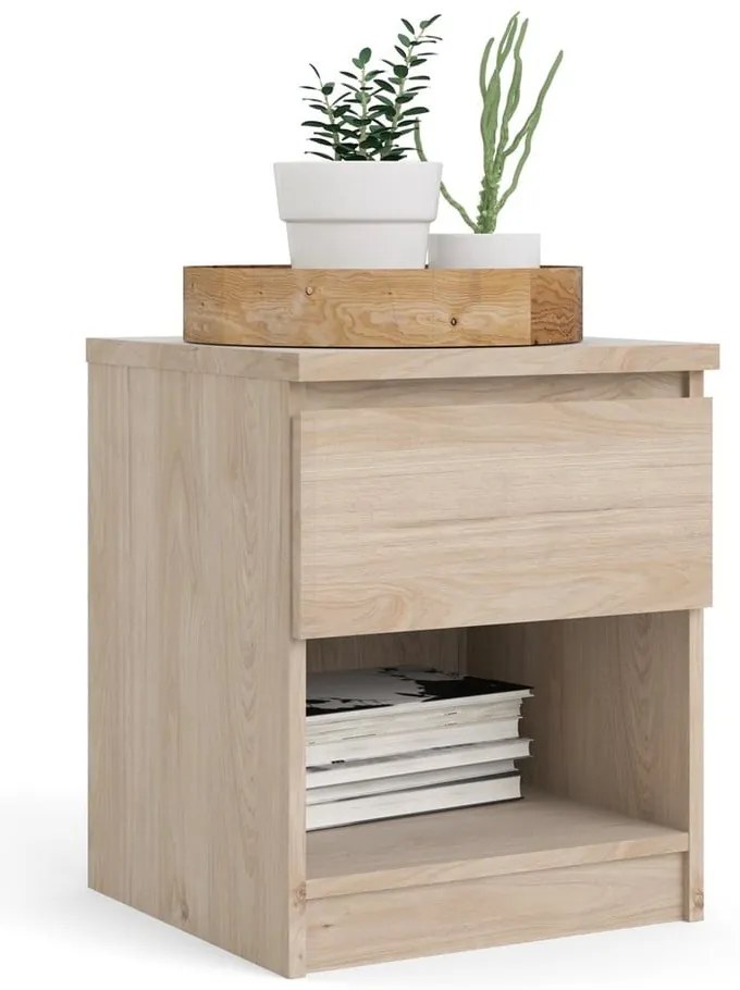 Nočný stolík v dekore duba Naia - Tvilum
