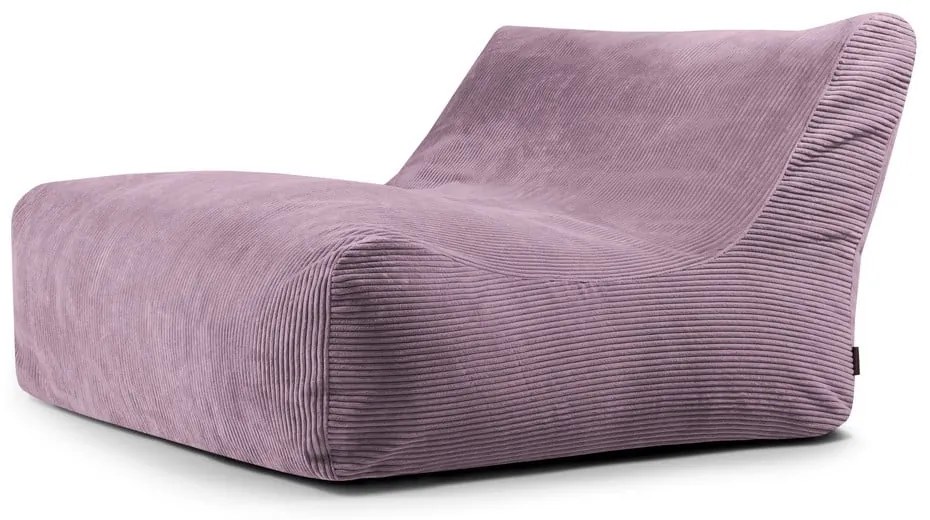 Fialový menčestrový sedací vak Sofa Lounge – SLOWDOWN