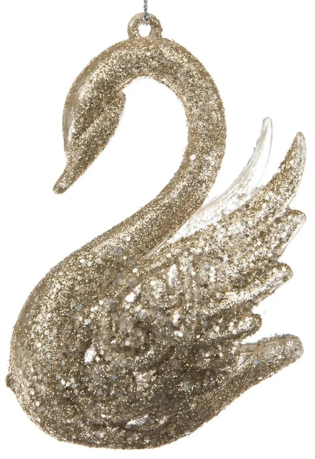 Plastová vianočná ozdoba 10 cm Swan – Dakls