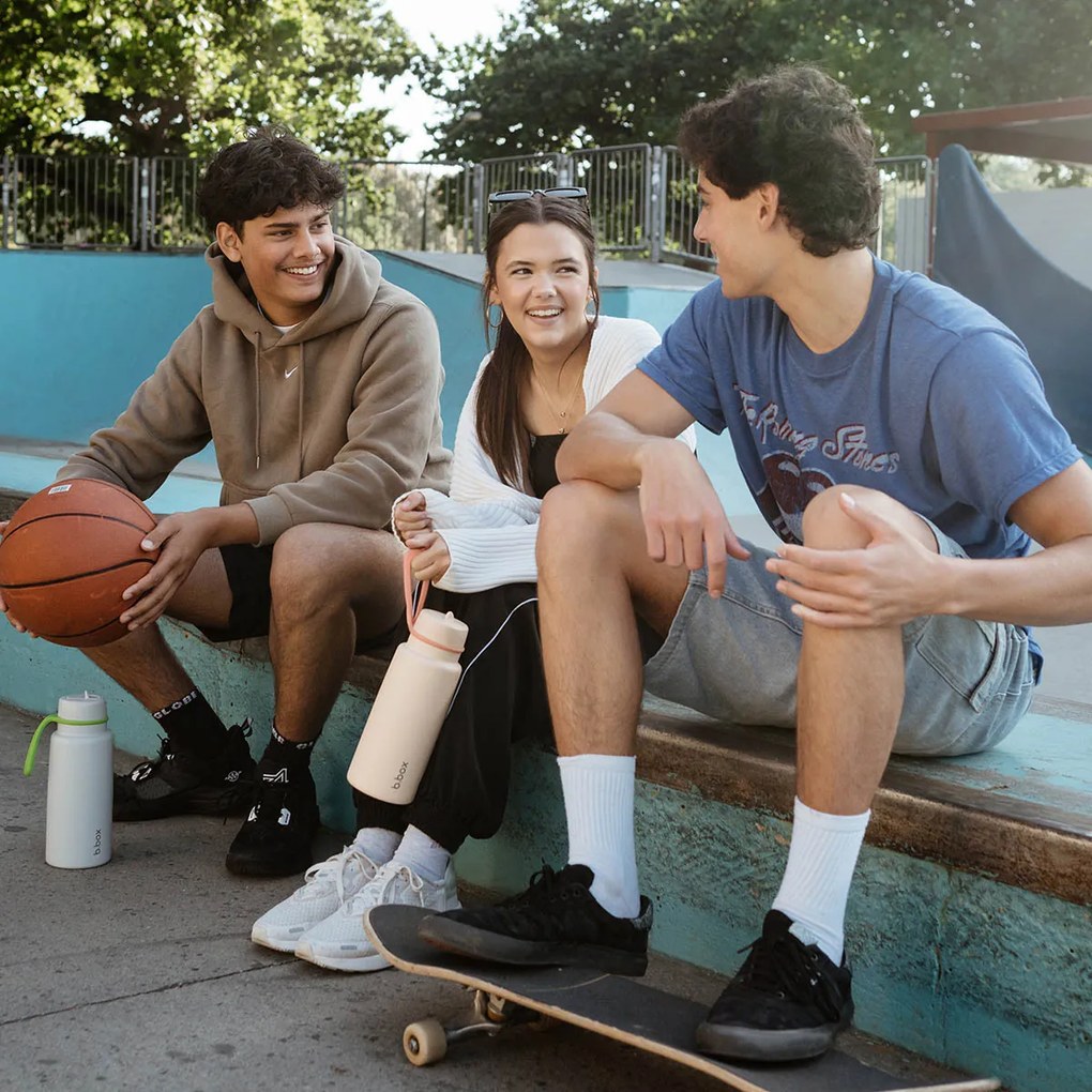 Antikorová termofľaša so slamkou 1 l - oranžová