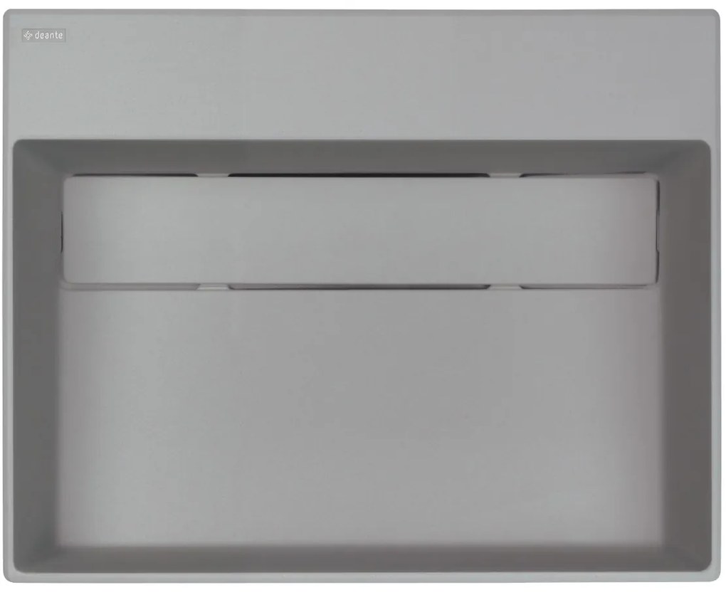 Deante Correo, granitové umývadlo na dosku 500x400x130 mm, šedá, DEA-CQR_SU5M