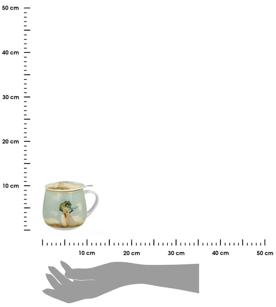 Čajová súprava Monet Woman with Parasol 430 ml