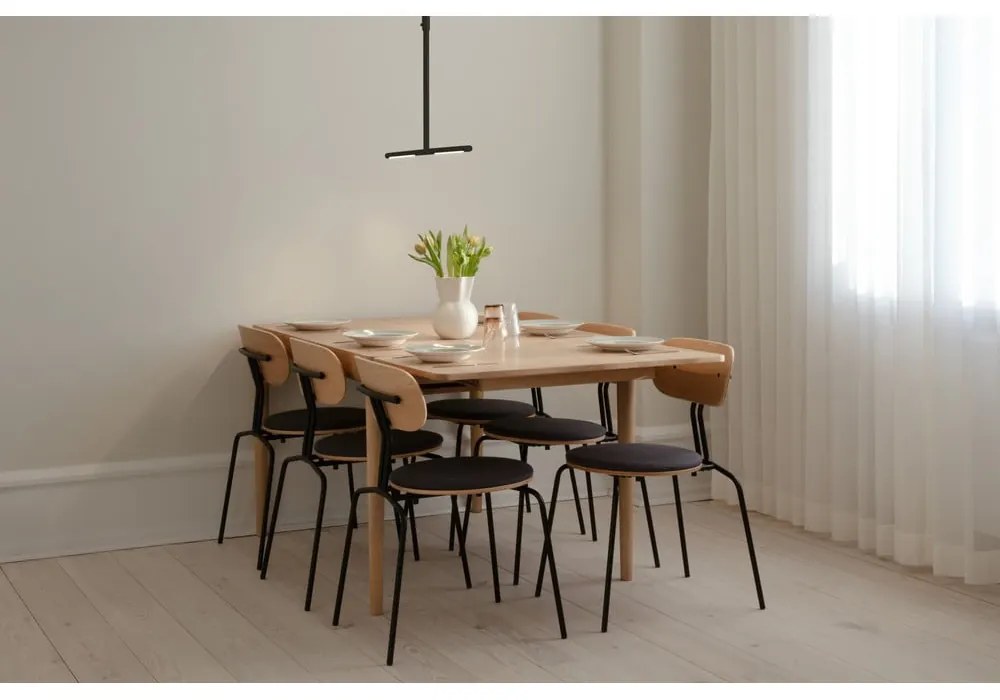 Čierne kovové LED závesné svietidlo s kovovým tienidlom Omni Ceiling – UMAGE