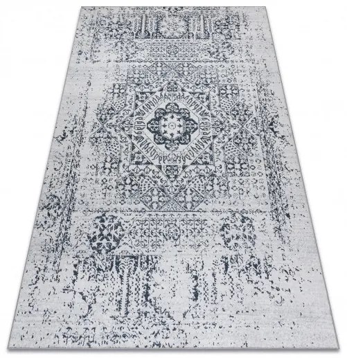 Kusový koberec ANDRE Rosette 1072, 120x170, biela, šedá, chodba / predsieň, Dywany Łuszczów