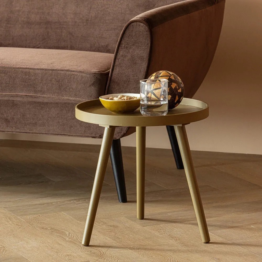 Okrúhly odkladací stolík ø 41 cm Sasha – WOOOD