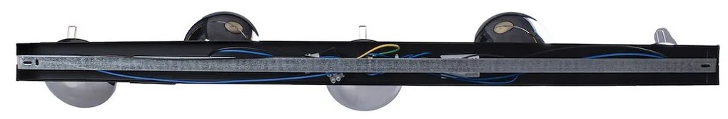 Stropné svietidlo Sfera, 5x biele sklenené tienidlo, b/ch